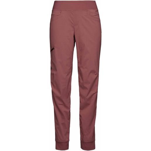 Black Diamond - pantaloni da jogging - w technician jogger pants cherrywood per donne - taglia s, m, l - rosso