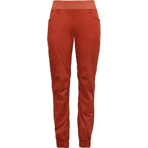 Black Diamond - pantaloni da arrampicata - w notion sp pants burnt sienna per donne in cotone - taglia xs, s, m, l - rosso