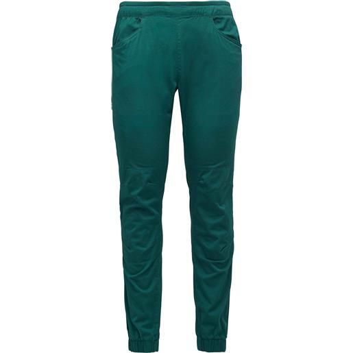 Black Diamond - pantaloni da arrampicata - m notion pants deep forest per uomo in cotone - taglia s, m, l, xl - verde
