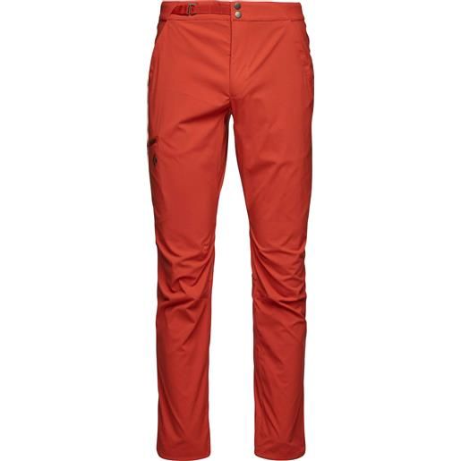 Black Diamond - pantaloni da arrampicata robusti - m technician alpine pants red rock per uomo - taglia 28,30,32,33,34 - rosso