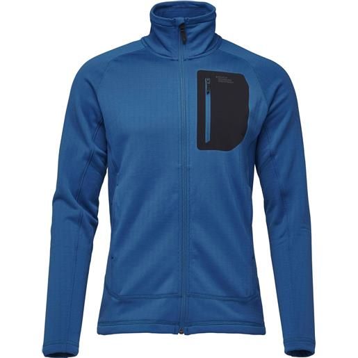 Black Diamond - pile leggero e traspirante - m factor jacket kingfisher per uomo - taglia s, m, l, xl - blu