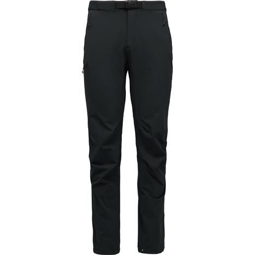 Black Diamond - pantaloni da arrampicata - m alpine pants black per uomo - taglia 28,30,32,33,34 - nero