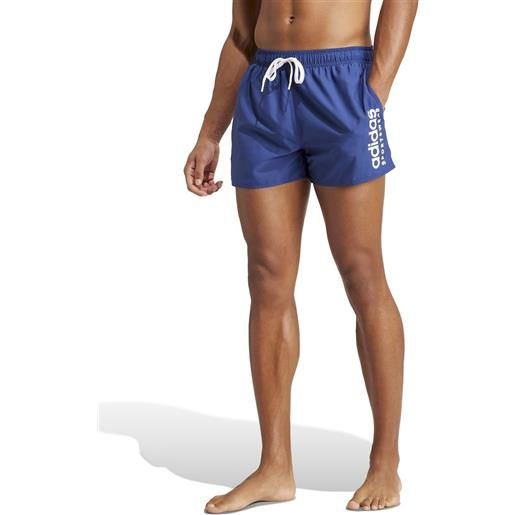 Costume da bagno pantaloncini uomo adidas short essentials logo clx blu ir6225