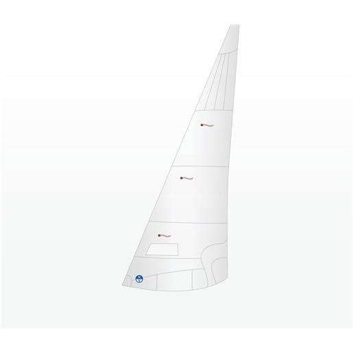 North Sails - merlin rocket mjr-3 jib, white