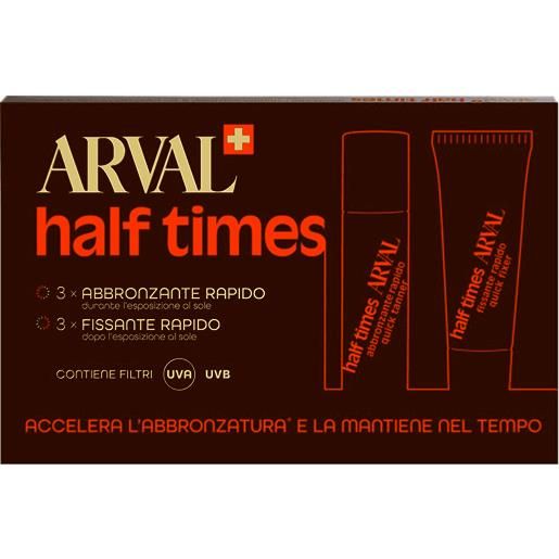 Arval half times 3 fl. 10 ml + 3 tb. 10 ml autoabbronzante 10ml