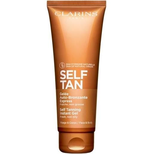Clarins self tan gelée auto-bronzante express visage & corps 125 ml