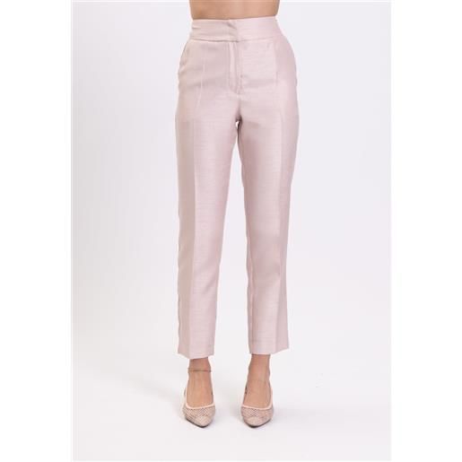 SOGOLD pantalone brigit rosa con piega davanti sogold 40 / rosa
