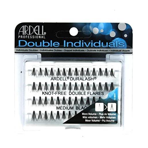 Ardell professional double individuals knot-free double flares - medium black