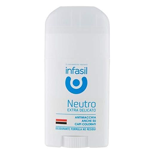 Infasil set 12 infasil deodorante stick neutro extradelicato ml 50 cura e igiene del corpo