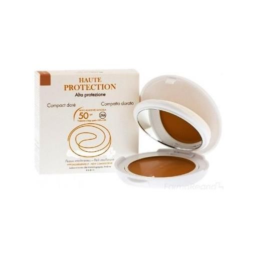 Avène avene solari fondotinta compatto uniformante spf 50 colorazione dorato 10 g