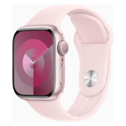 APPLE watch series 9 45mm gps sport band (s/m) pink