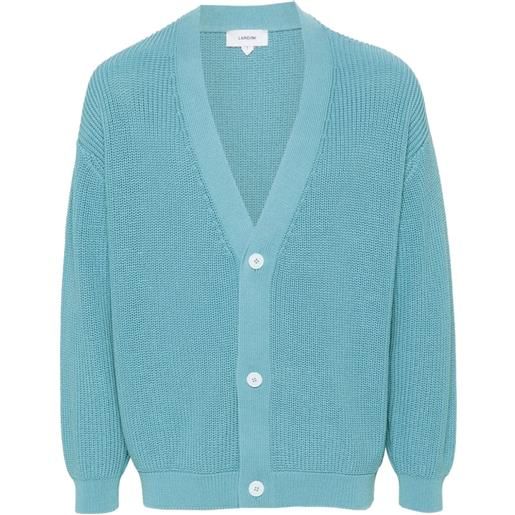 Lardini cardigan con scollo a v - blu