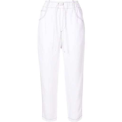 Uma | Raquel Davidowicz pantaloni calca affusolati crop - bianco