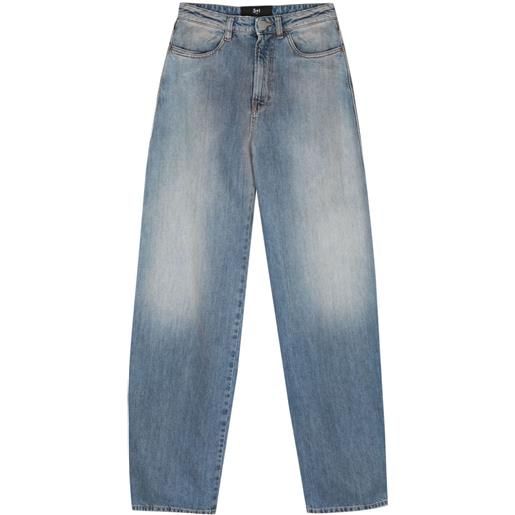 3x1 jeans nicole affusolati a vita media - blu