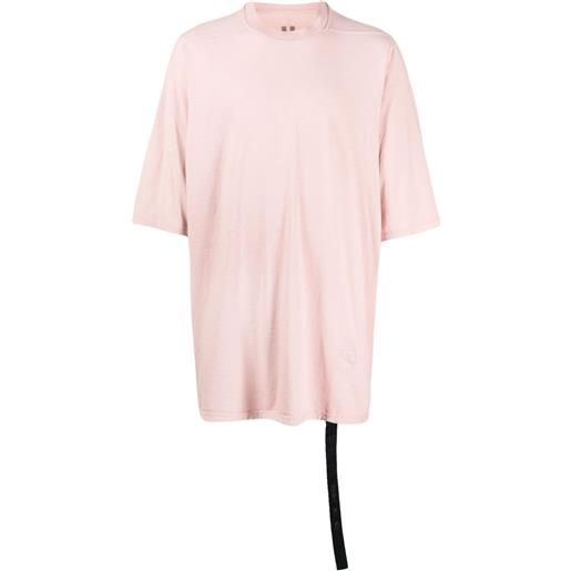 Rick Owens DRKSHDW t-shirt oversize - rosa