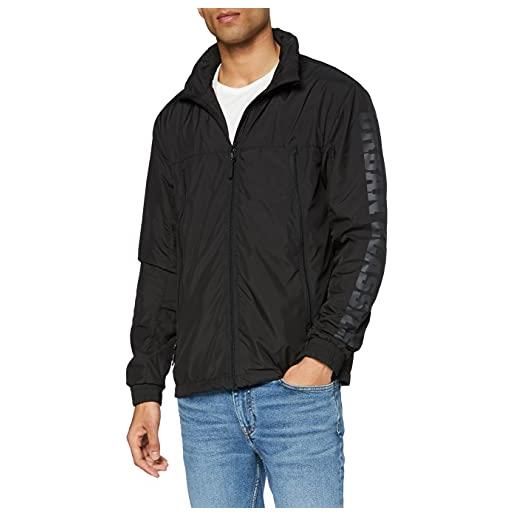Urban Classics jacke tactical light jacket windbreaker giacca, black, m uomo