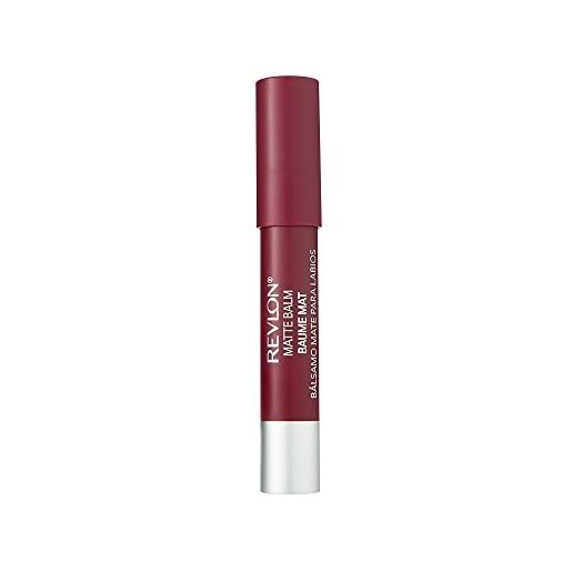 Revlon make up matita rossetto per labbra revlon colorb, rossetto e idratante per labbra, colore rosso intenso e tonalità opaca matte, da 2,7 g