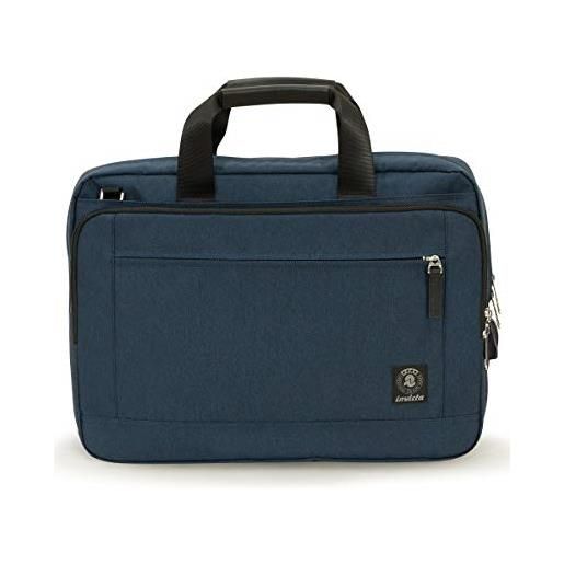 Invicta borsa ufficio Invicta, blu, porta laptop fino a 15.6'', tracolla, uomo donna