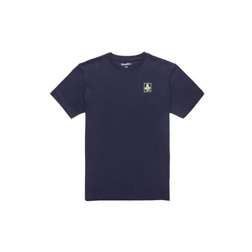 RefrigiWear t-shirt uomo brake t29100 azzurra pe23 in cotone con logo xl