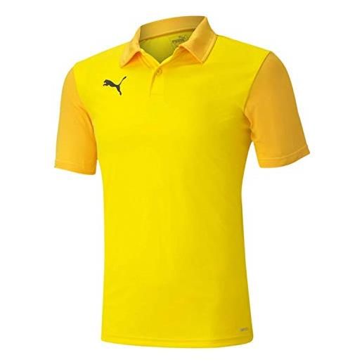 Puma teamgoal 23 sideline polo maglietta, cyber yellow-spectra yellow, l uomo