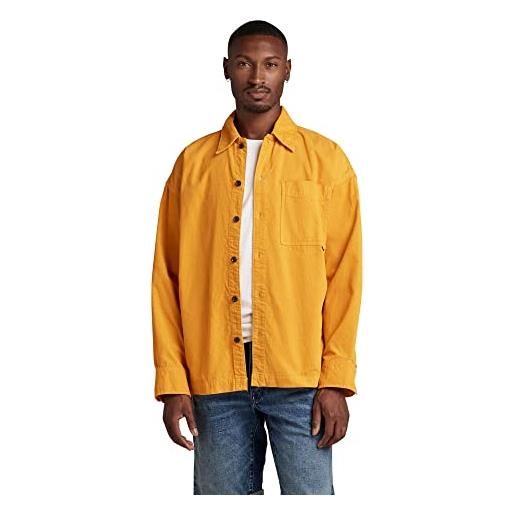 G-STAR RAW unisex boxy fit shirt donna , giallo (dull yellow gd d23007-c436-d849), l