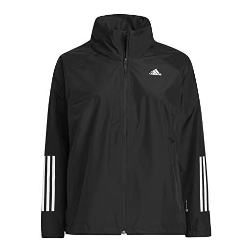 adidas bsc 3-stripes rain. Rdy jacket (plus size) giacca, black, 3xl donna