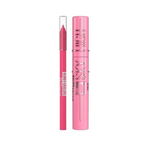 Maybelline lash sensational sky high cofanetti mascara 7,2 ml tonalità pink air + matita occhi 1,3 g tonalità 802 ultra pink