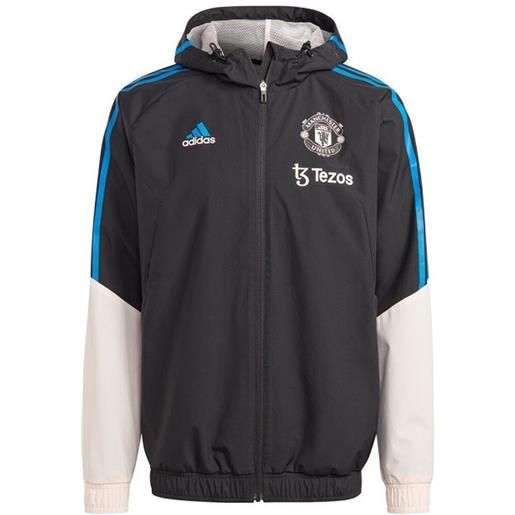 adidas giacca condivo 22 all-weather manchester united fc - uomo