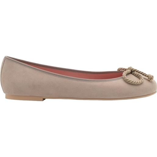 Pretty Ballerinas ballerina 35663 in pelle scamosciata beige