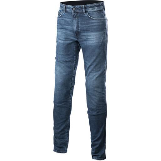 ALPINESTARS - pantaloni argon slim denim mid blue