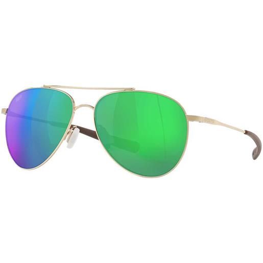 Costa cook mirrored polarized sunglasses oro green mirror 580p/cat2 uomo