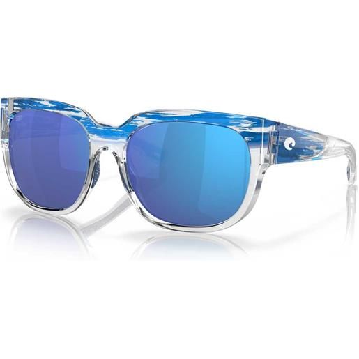 Costa waterwoman 2 mirrored polarized sunglasses trasparente blue mirror 580g/cat3 uomo