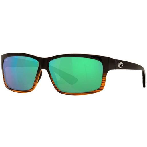 Costa cut mirrored polarized sunglasses oro green mirror 580g/cat2 uomo