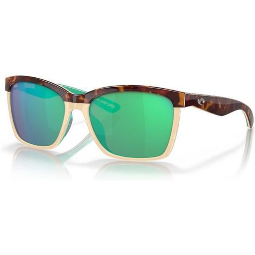 Costa anaa mirrored polarized sunglasses oro green mirror 580g/cat2 uomo