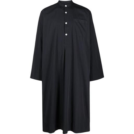 Birkenstock x tekla cotton shirt dress - nero