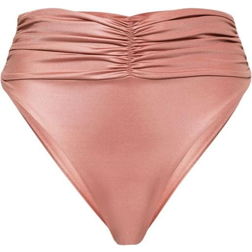 Magda Butrym floral-appliqué bikini bottoms - rosa