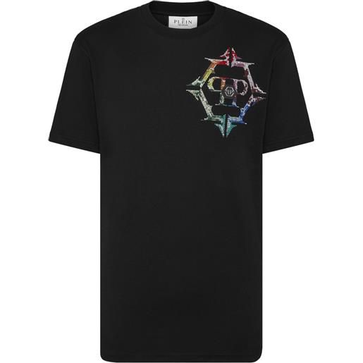 Philipp Plein t-shirt con applicazione - nero