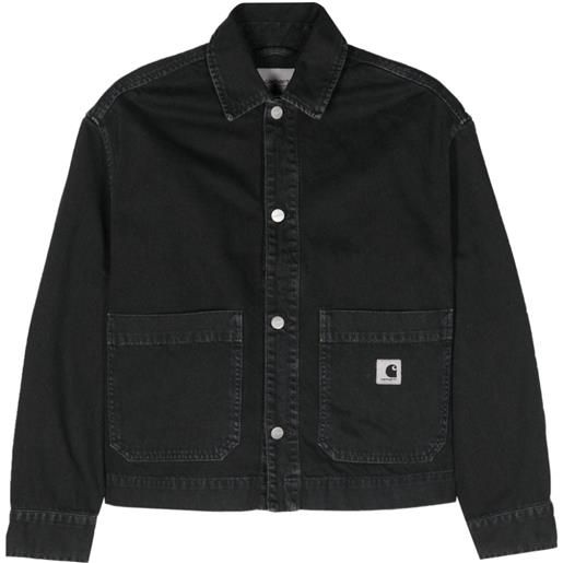 Carhartt WIP giacca-camicia garrisson - nero