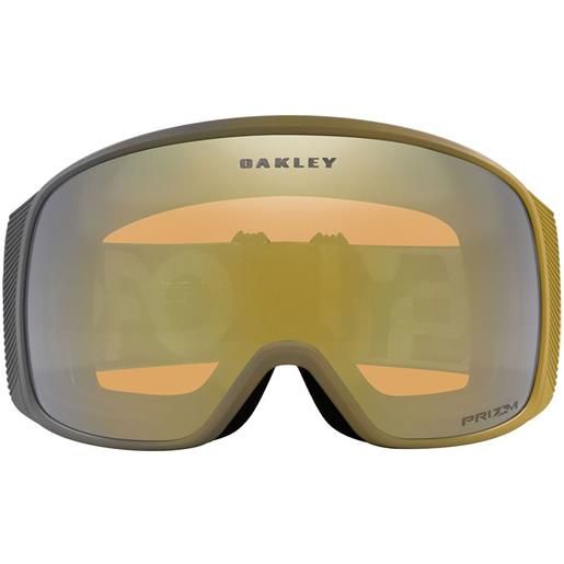Oakley flight tracker l prizm ski goggles oro prizm sage gold iridium/cat3
