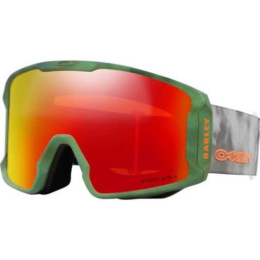 Oakley line miner l prizm stale sandbech ski goggles arancione prizm torch iridium/cat3