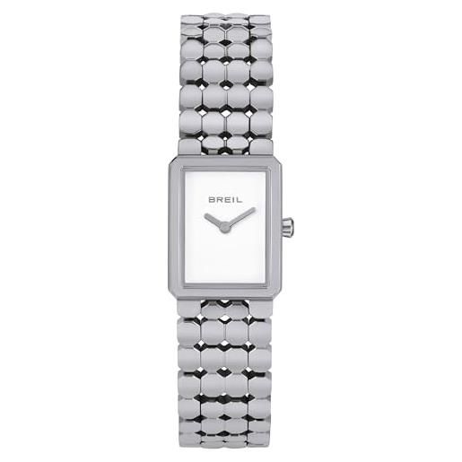 Breil orologio collezione motif quadrante analogico movimento solo tempo - 2h quarzo e cinturino in acciaio per donna
