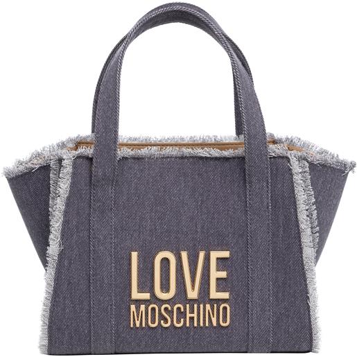 Love Moschino borsa a mano metal logo