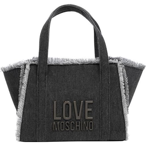Love Moschino borsa a mano metal logo