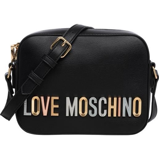 Love Moschino borsa a tracolla rhinestone logo
