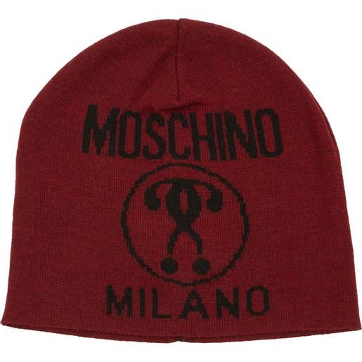 Moschino berretto double question mark