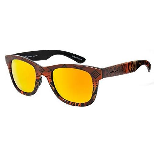 Italia independent occhiali da sole 0090inx-044-50 (50 mm) marrone/nero