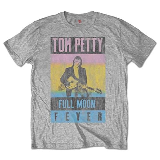 Tom Petty & The Heartbreakers 'full moon fever' (grey) t-shirt (large)