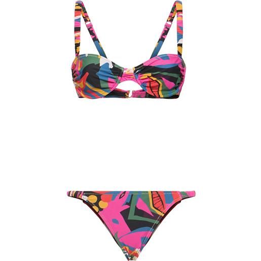 REINA OLGA marti printed bikini set