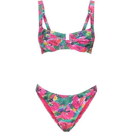REINA OLGA brigitte printed bikini set