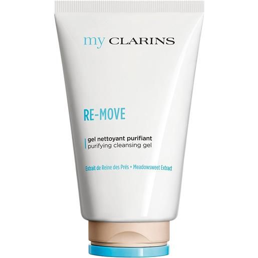 Clarins re-move gel nettoyant purifiant 125ml gel detergente viso